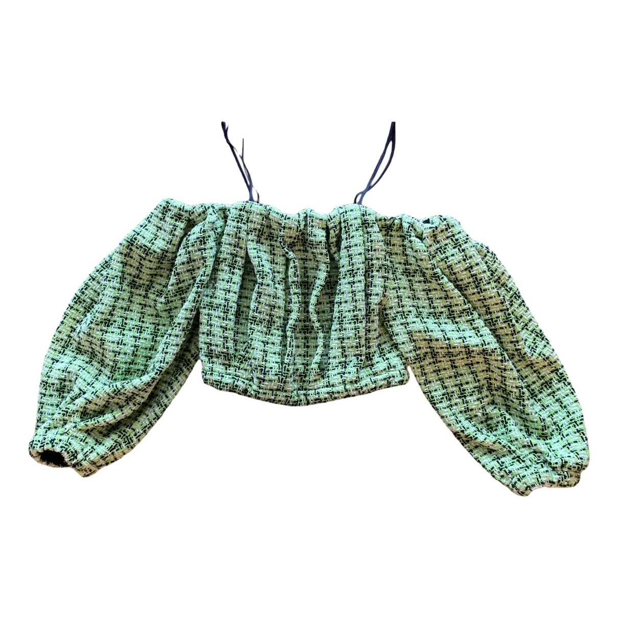 Pre-owned Msgm Camisole In Green