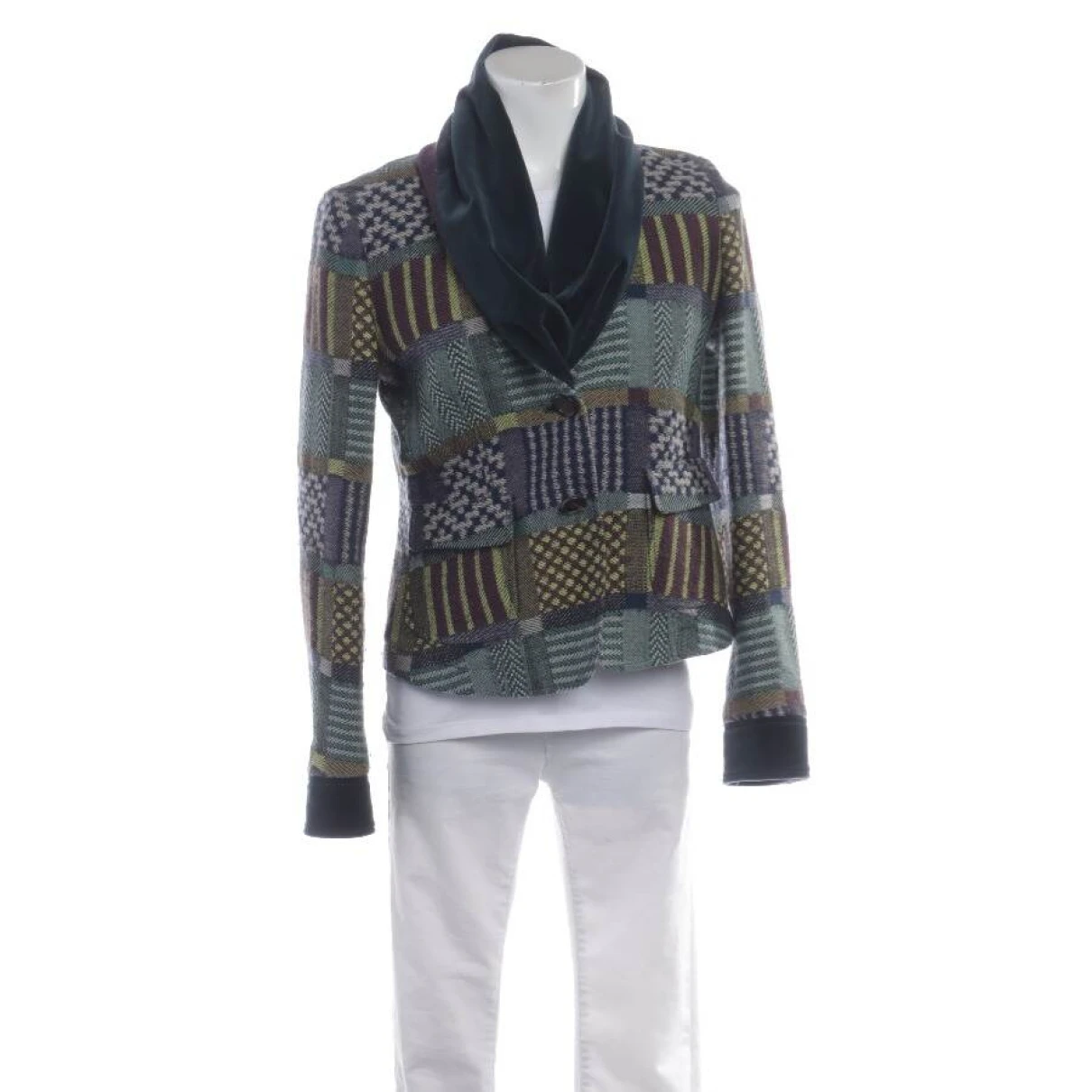 Pre-owned Etro Wool Jacket In Multicolour