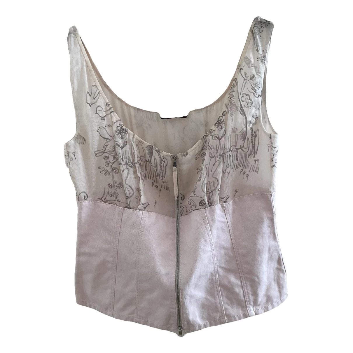Pre-owned Marc Cain Corset In Pink