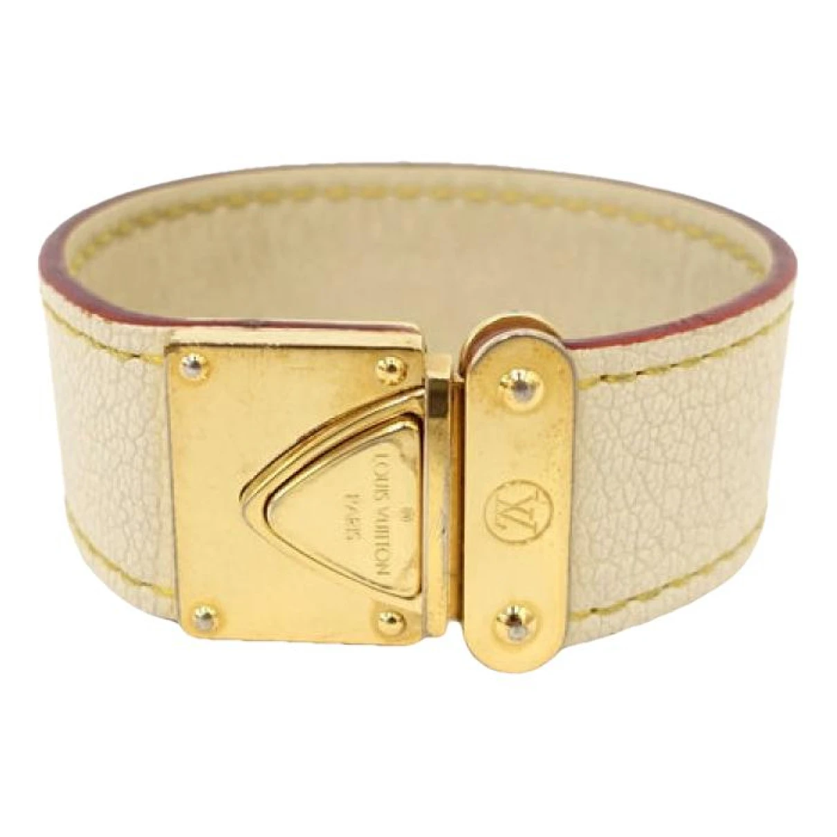 Pre-owned Louis Vuitton Bracelet In Beige