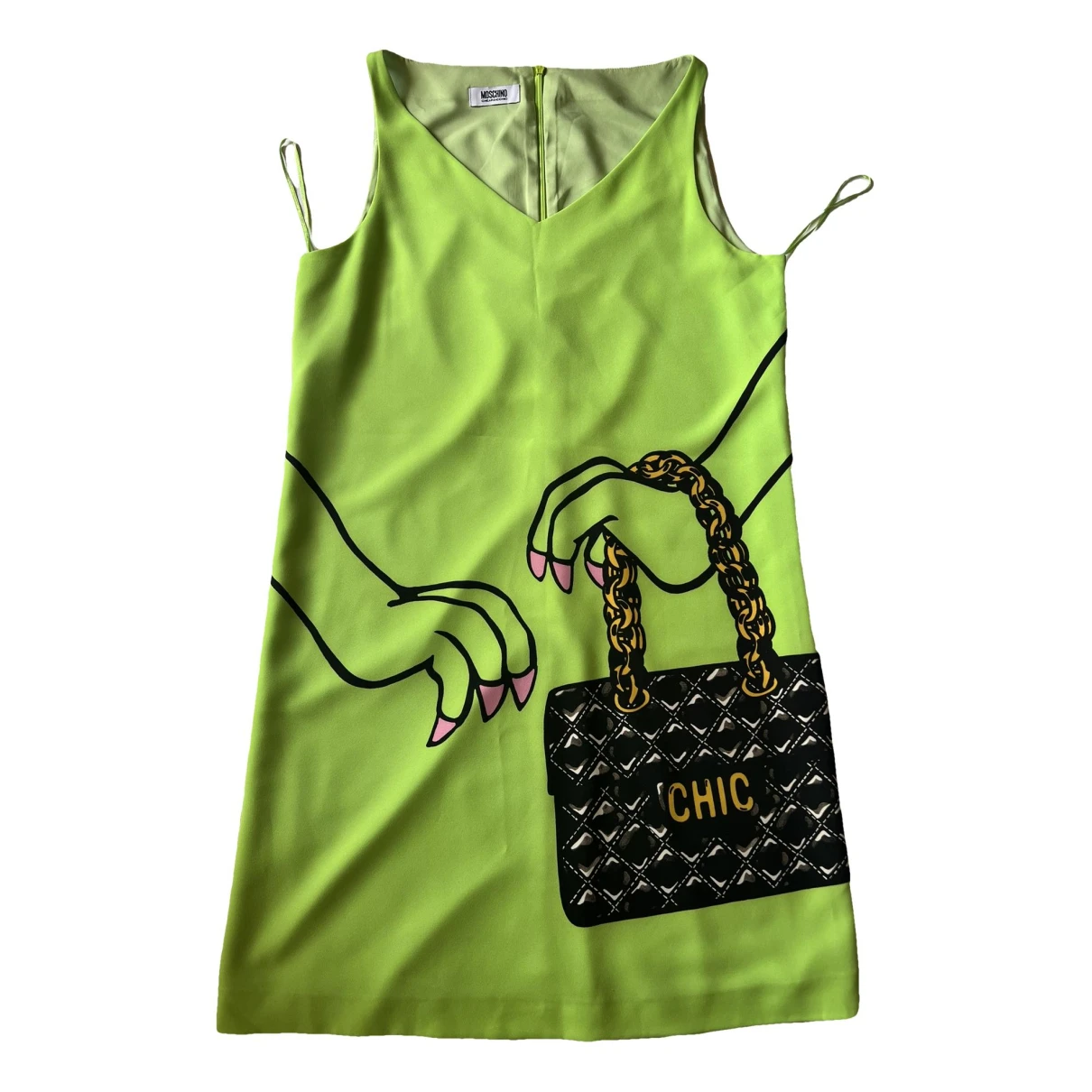 Pre-owned Moschino Cheap And Chic Mid-length Dress In Green