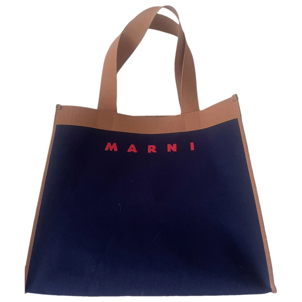 Pre-owned Marni Cloth Handbag In Blue