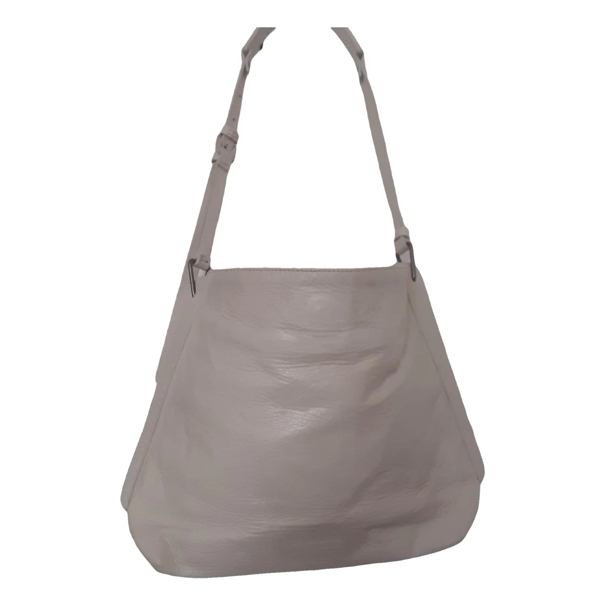 Pre-owned Jil Sander Leather Handbag In White