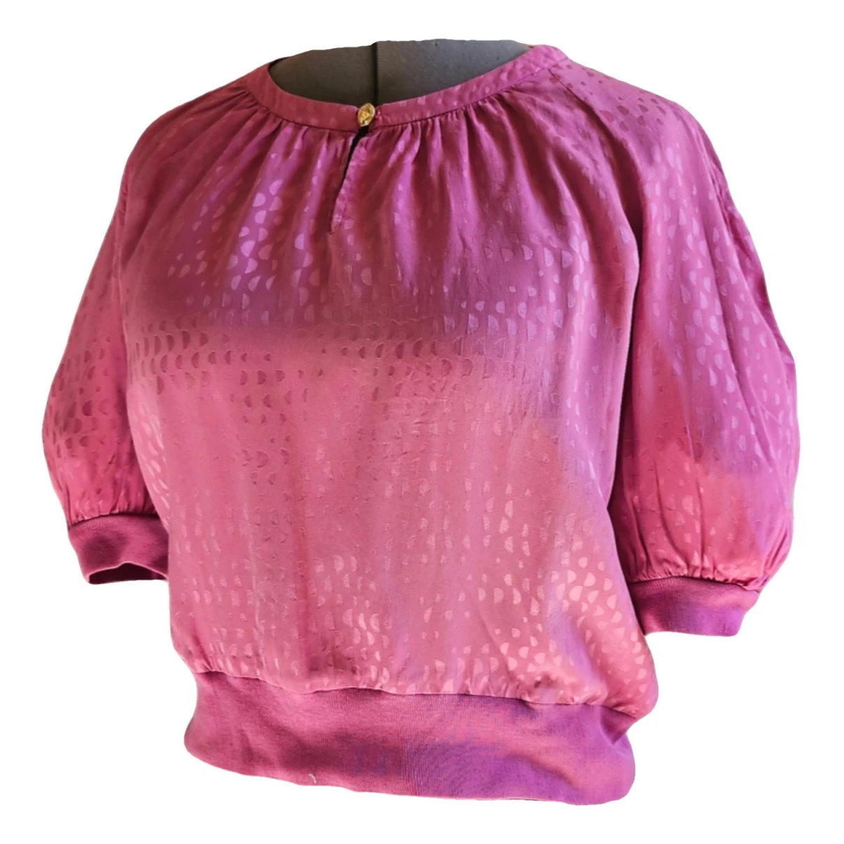 Pre-owned Valentino Silk Blouse In Pink