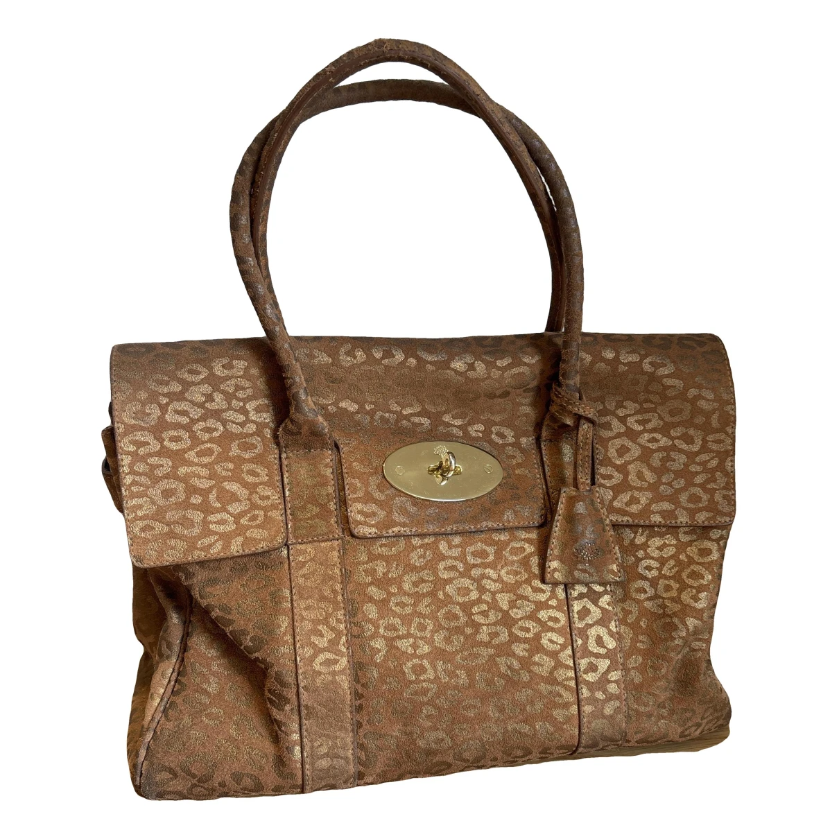 Pre-owned Mulberry Bayswater Handbag In Gold