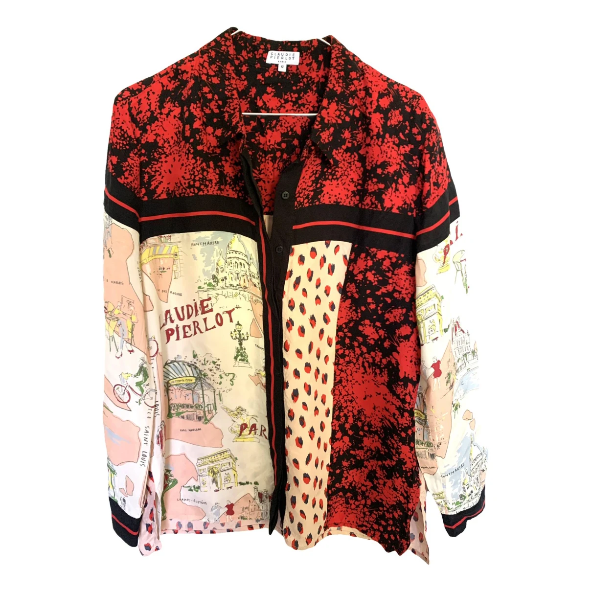 Pre-owned Claudie Pierlot Spring Summer 2020 Shirt In Multicolour