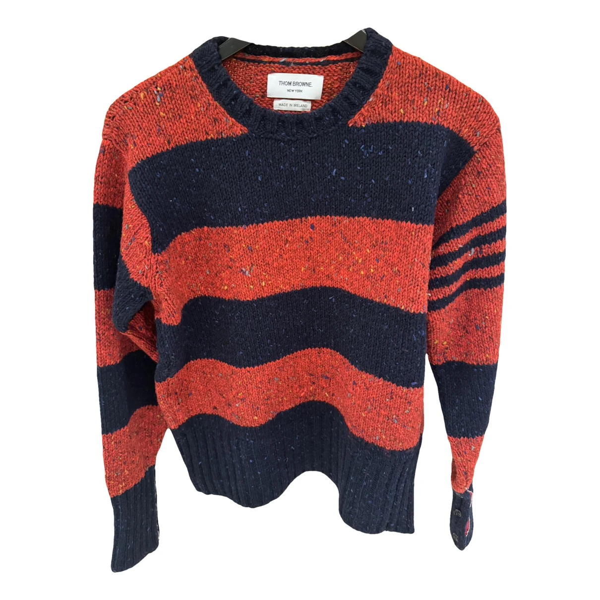 Pre-owned Thom Browne Wool Pull In Multicolour