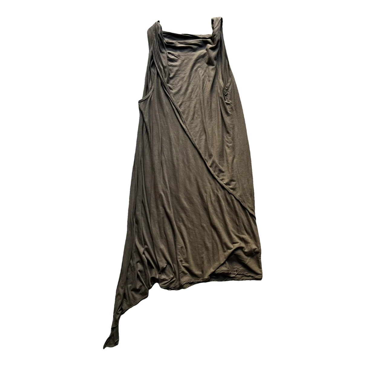 Pre-owned Rick Owens Mid-length Dress In Grey
