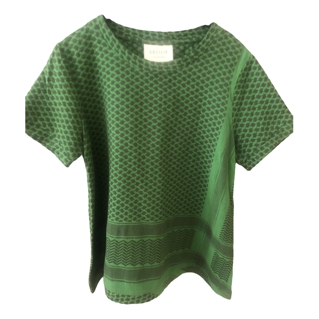 Pre-owned Cecilie Copenhagen Blouse In Green