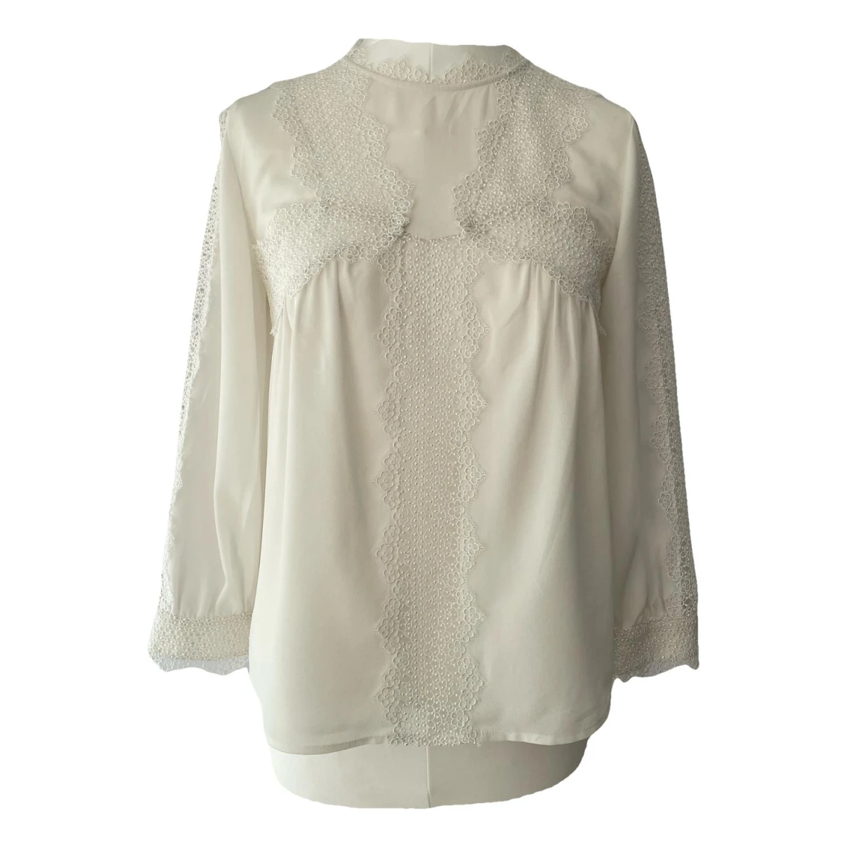 Pre-owned Whistles Blouse In White