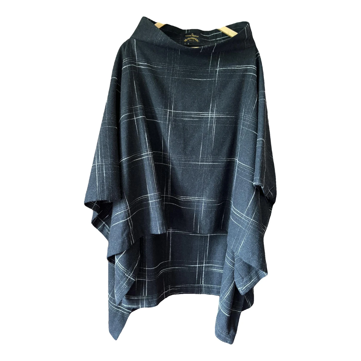 Pre-owned Vivienne Westwood Anglomania Wool Cape In Black