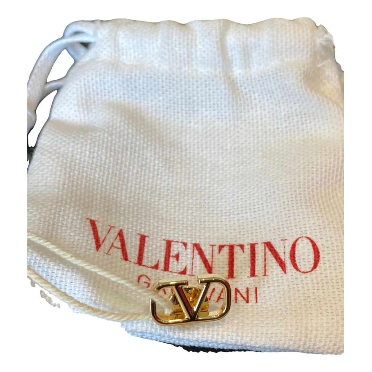 Pre-owned Valentino Garavani Earrings In Gold