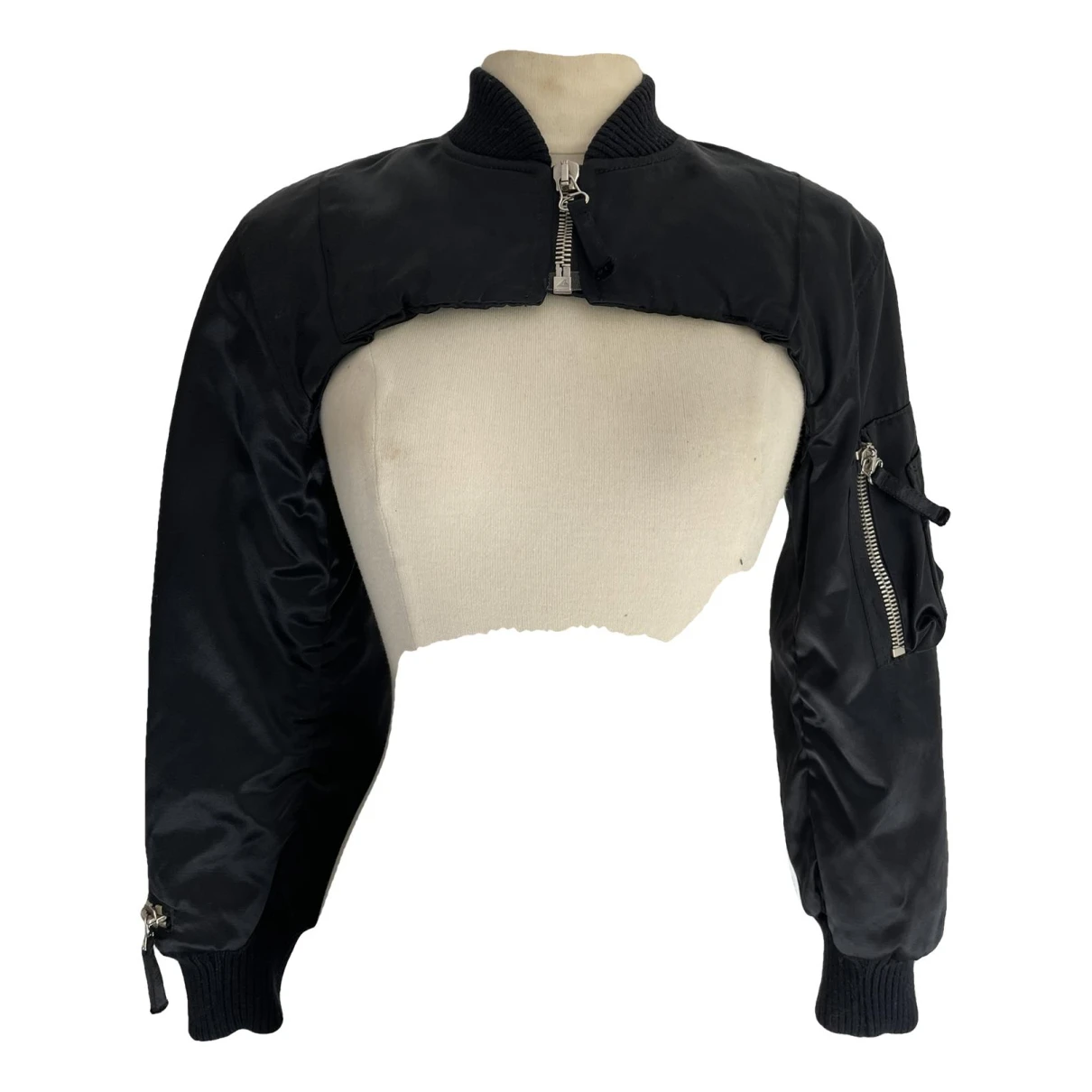 Pre-owned Jean Paul Gaultier Short Vest In Black