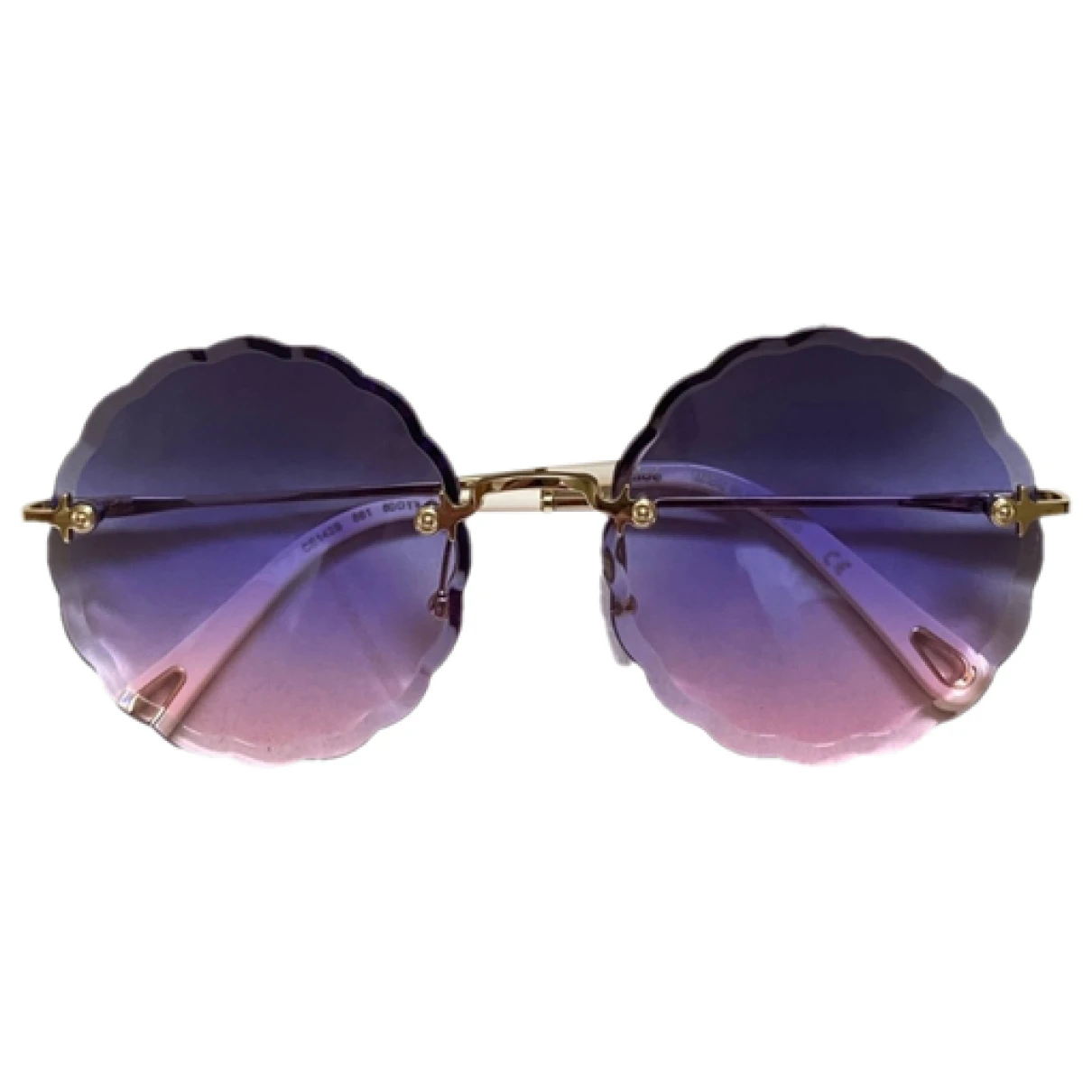 Pre-owned Chloé Sunglasses In Purple