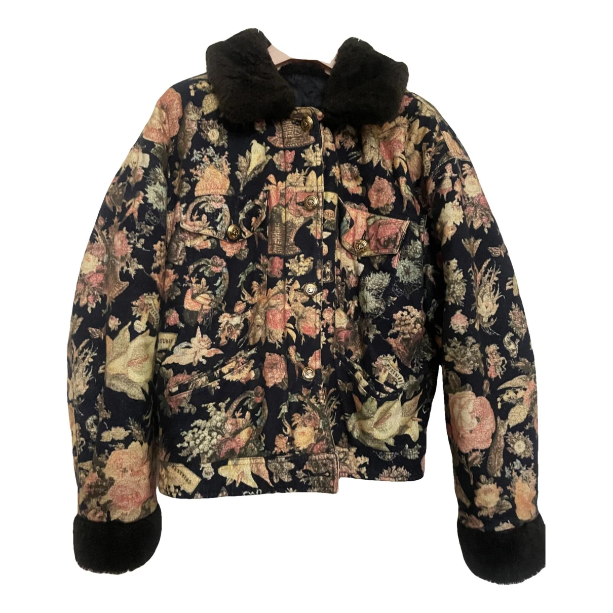 Pre-owned Moschino Cheap And Chic Velvet Jacket In Multicolour