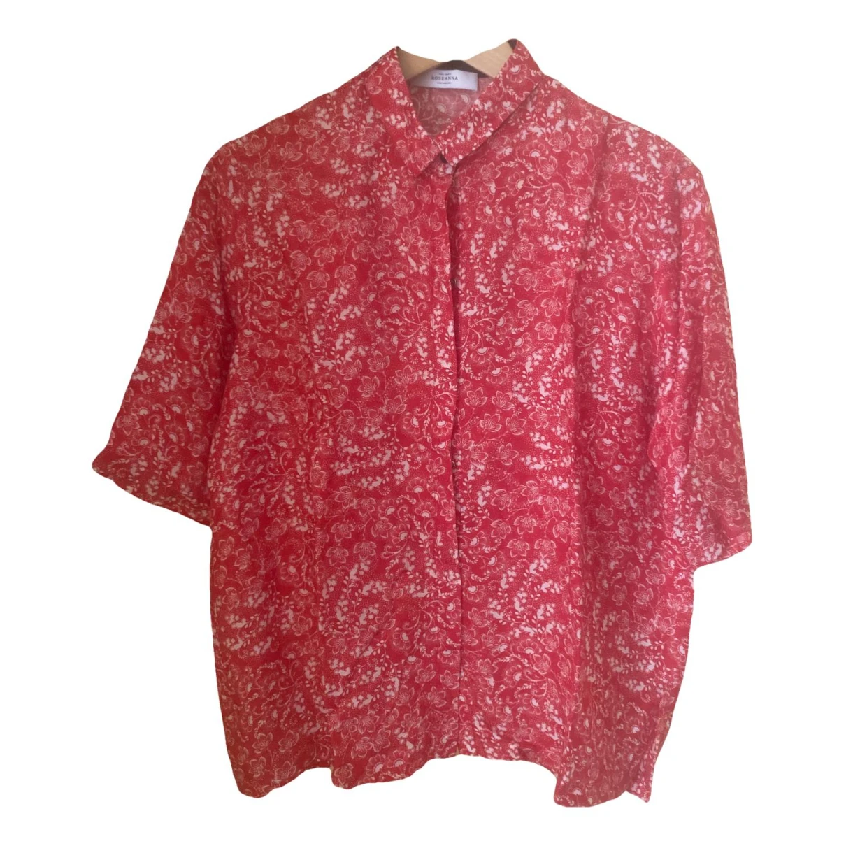 Pre-owned Roseanna Blouse In Red