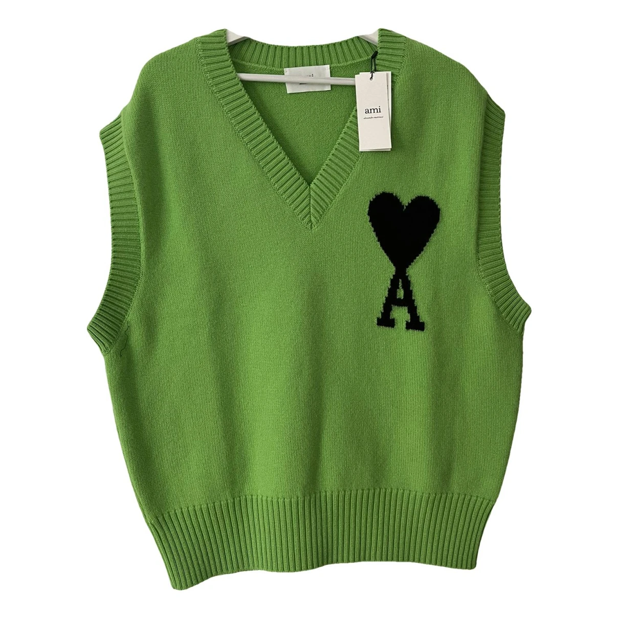 Pre-owned Ami Alexandre Mattiussi Wool Knitwear In Green