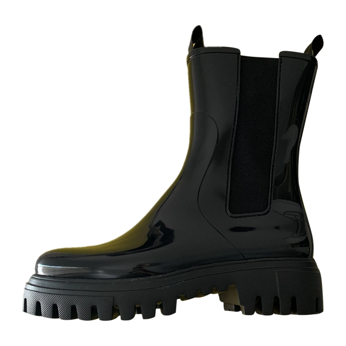 Pre-owned Lemon Jelly Wellington Boots In Black