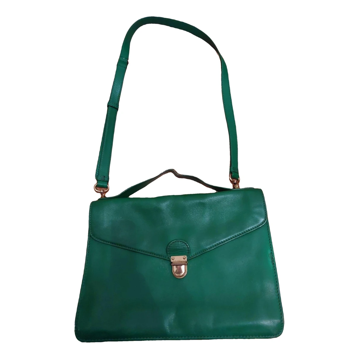 Pre-owned Marc By Marc Jacobs Leather Crossbody Bag In Green