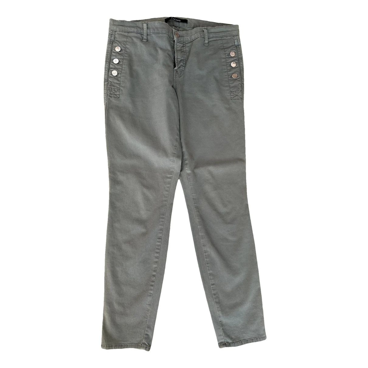 Pre-owned J Brand Slim Jeans In Khaki