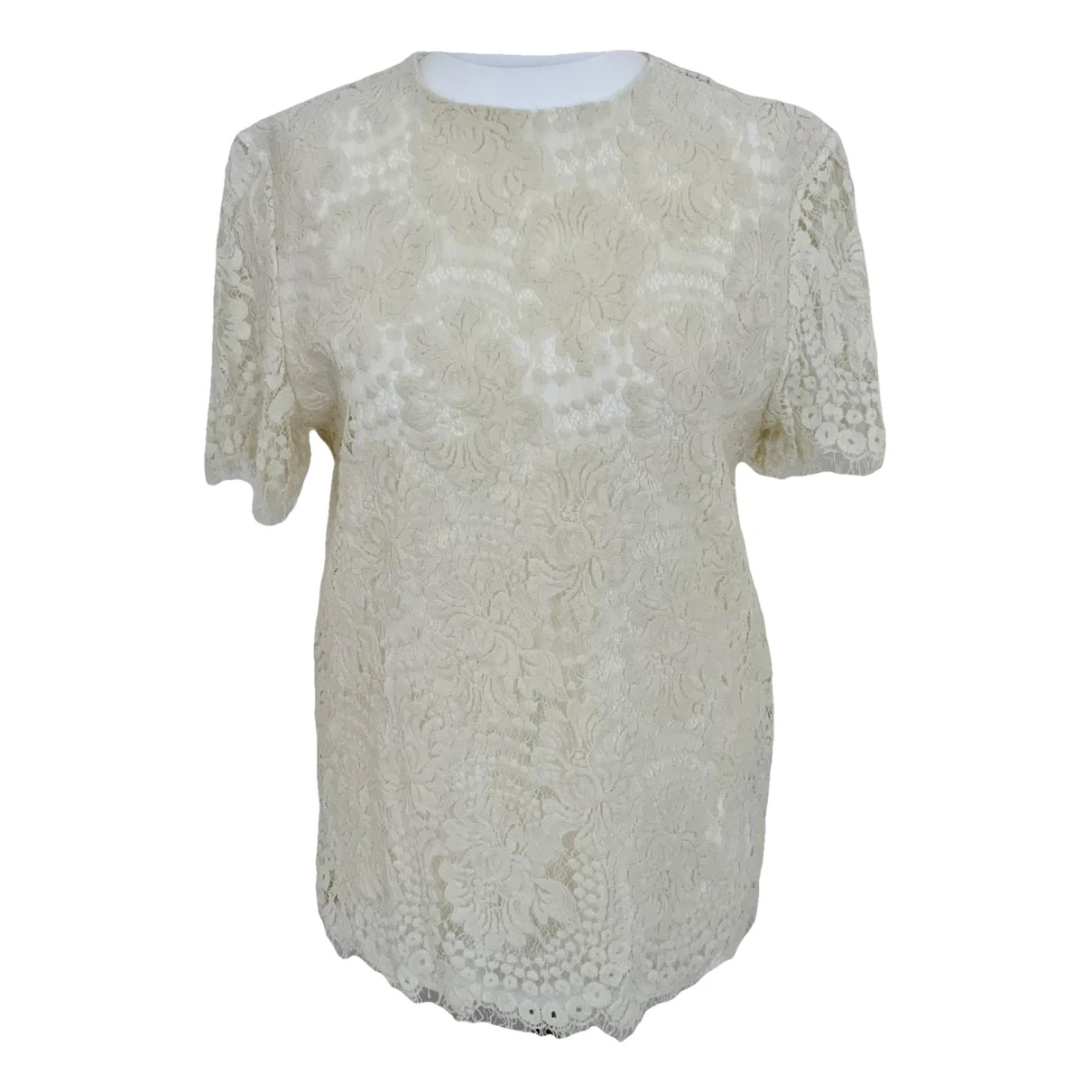 Pre-owned Victoria Beckham Lace Blouse In Other
