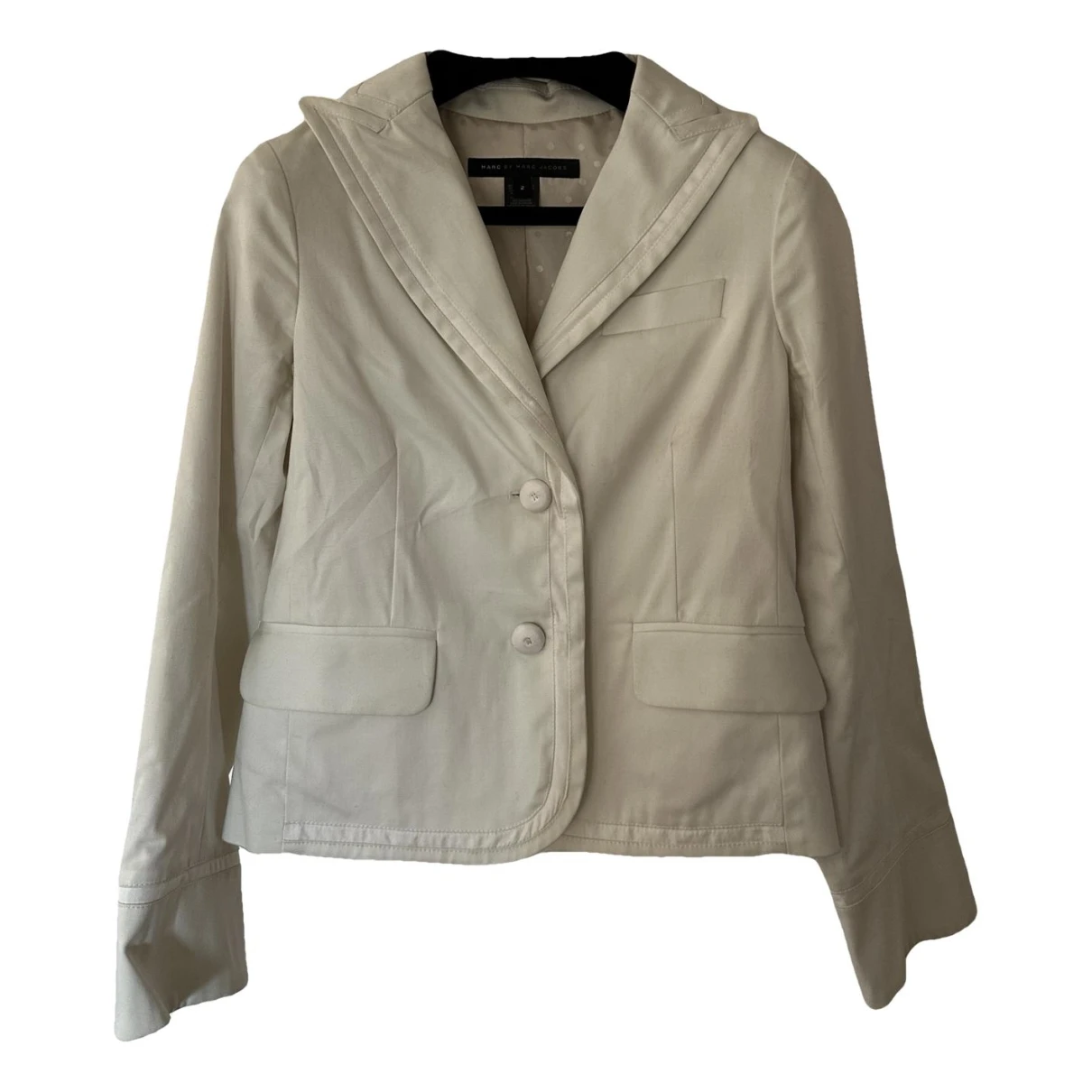 Pre-owned Marc By Marc Jacobs Blazer In White