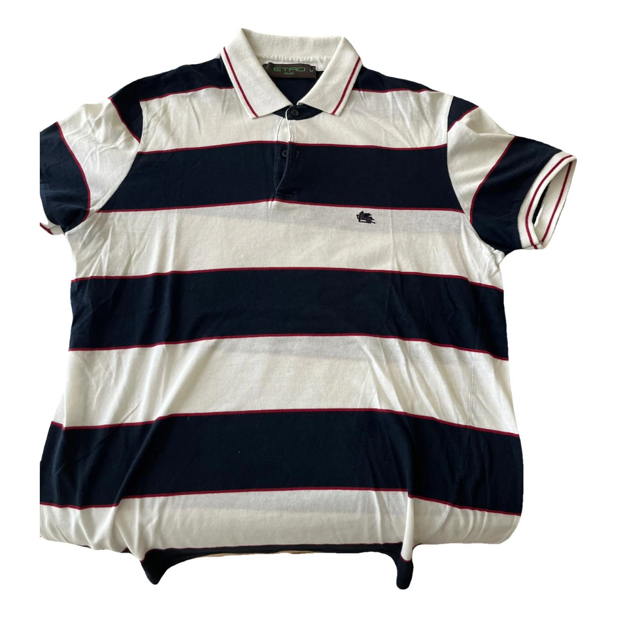 Pre-owned Etro Polo Shirt In White