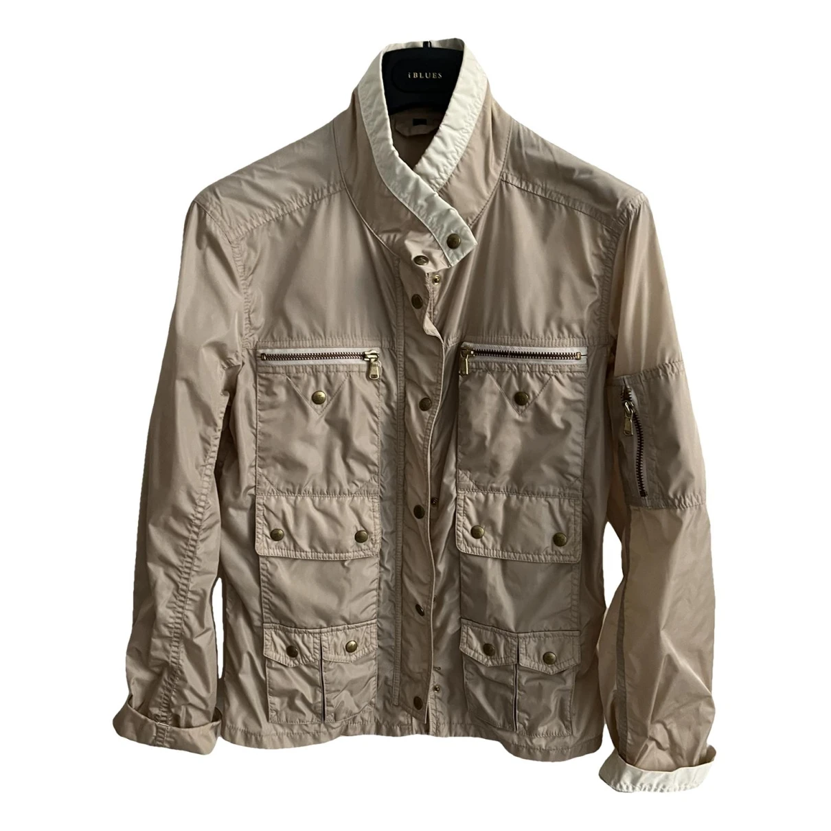 Pre-owned Fay Short Vest In Beige