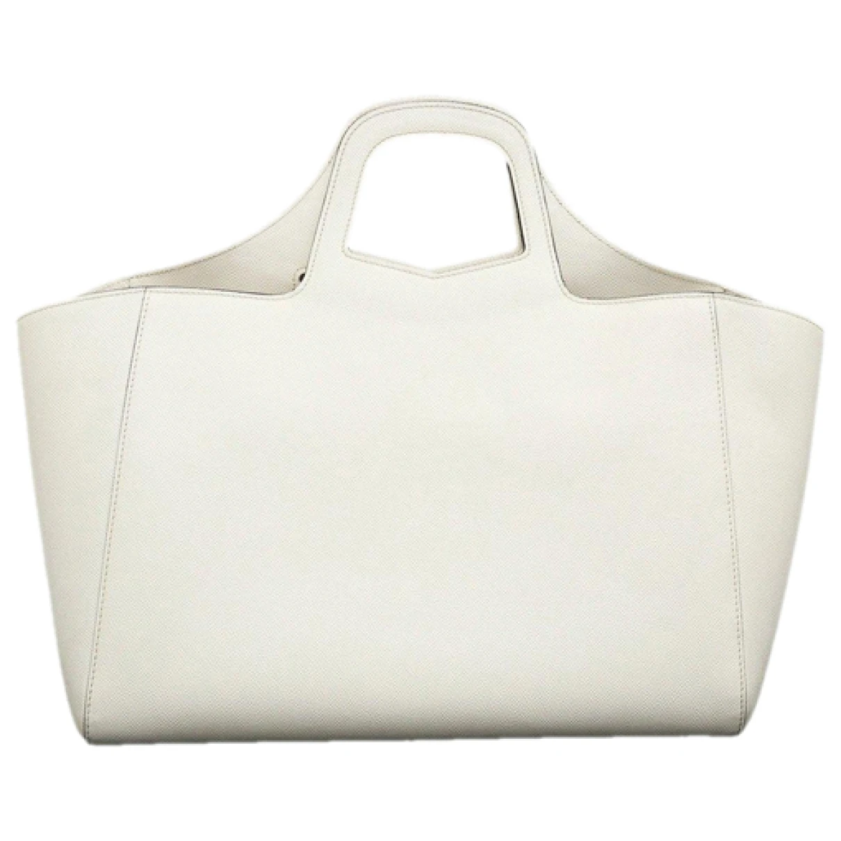 Pre-owned Valextra Leather Handbag In White
