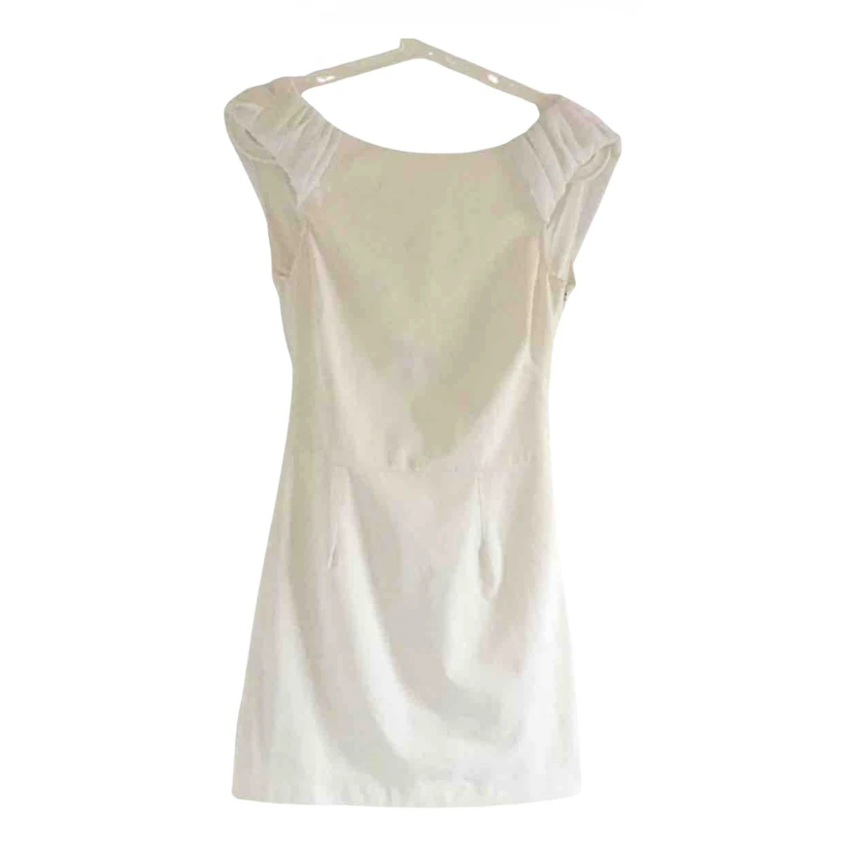 Pre-owned Elisabetta Franchi Mid-length Dress In White
