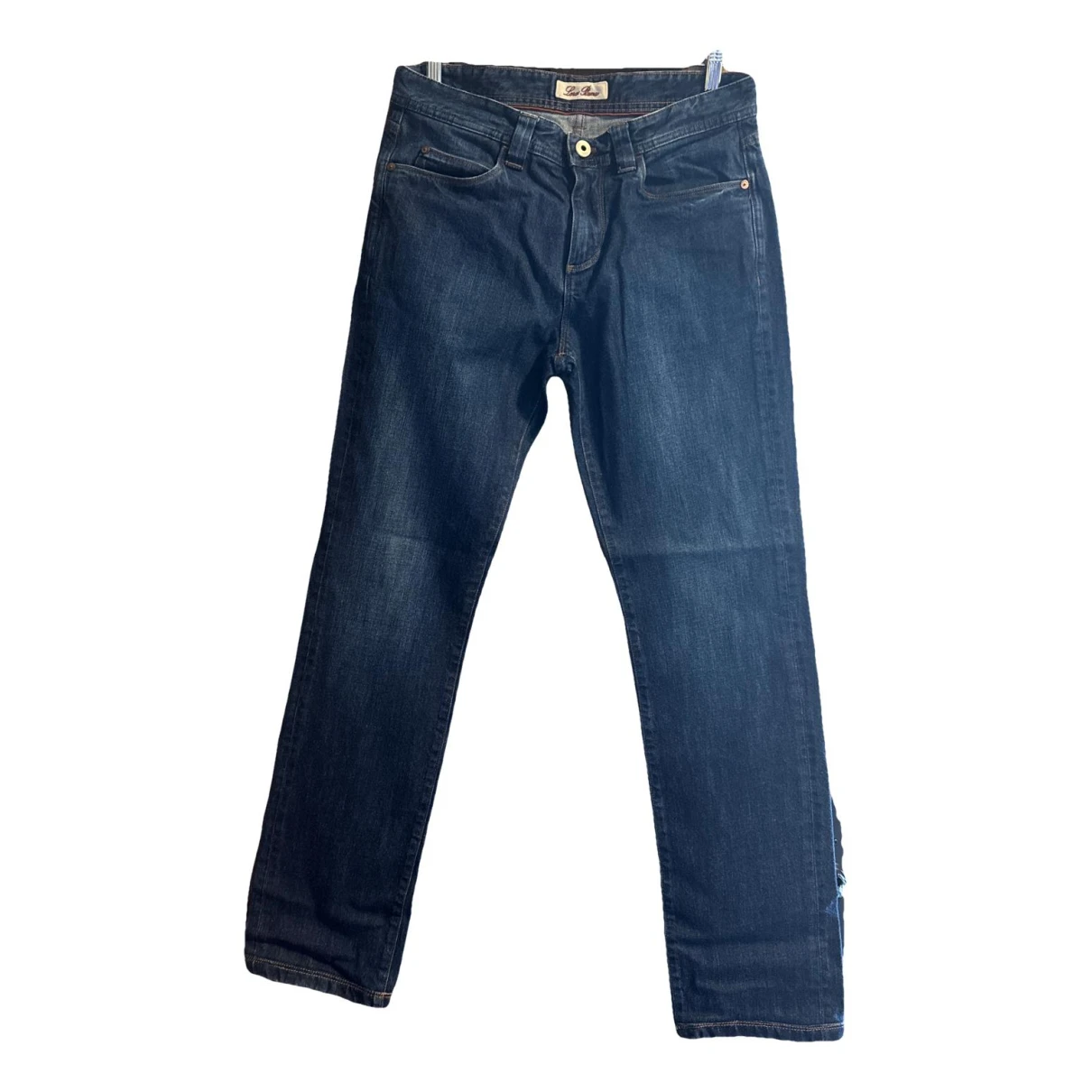 Pre-owned Loro Piana Straight Jeans In Blue