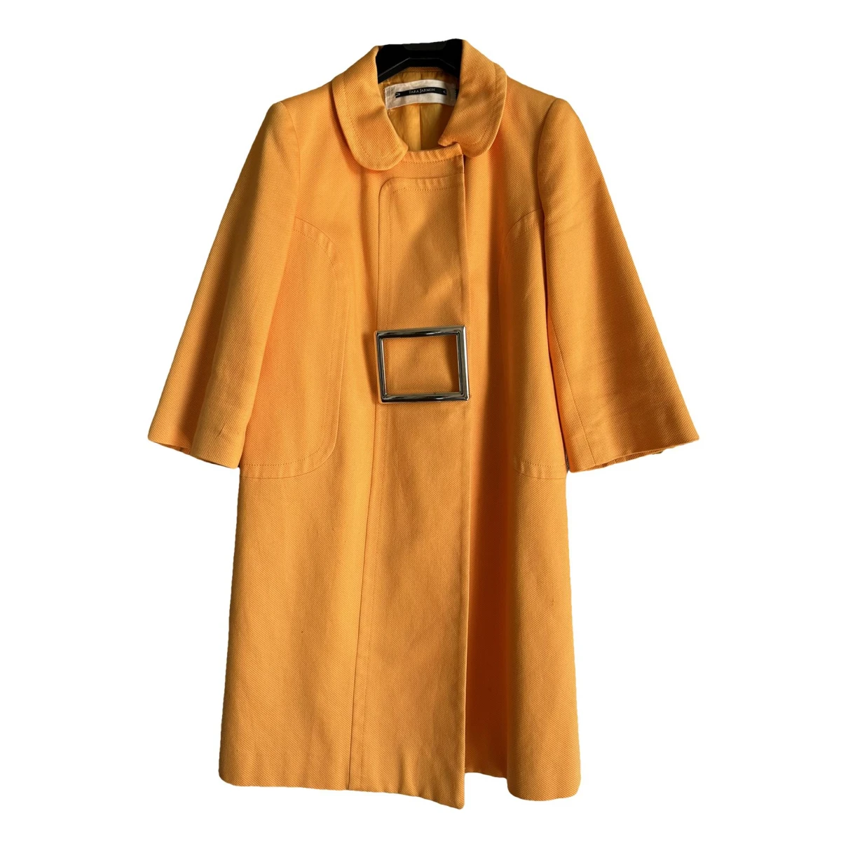 Pre-owned Tara Jarmon Coat In Orange