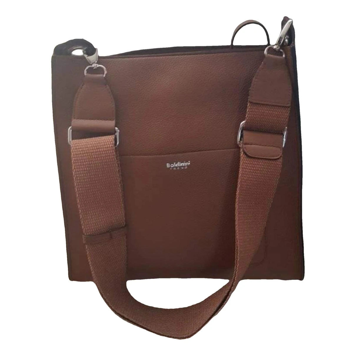 Pre-owned Baldinini Leather Handbag In Camel