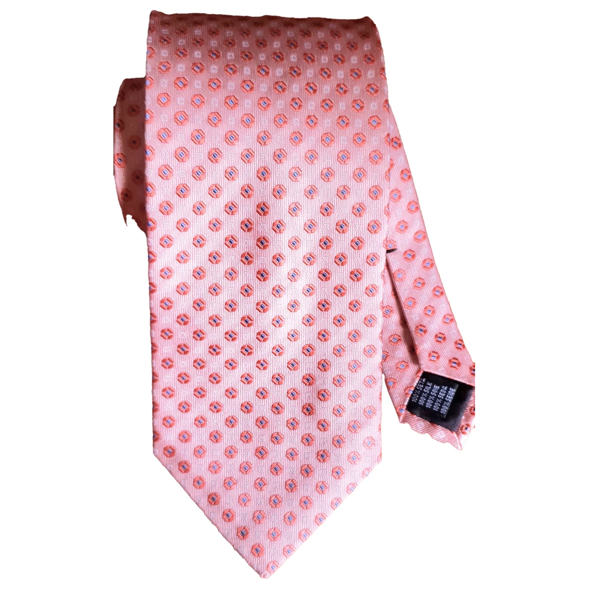 Pre-owned Enrico Coveri Silk Tie In Pink
