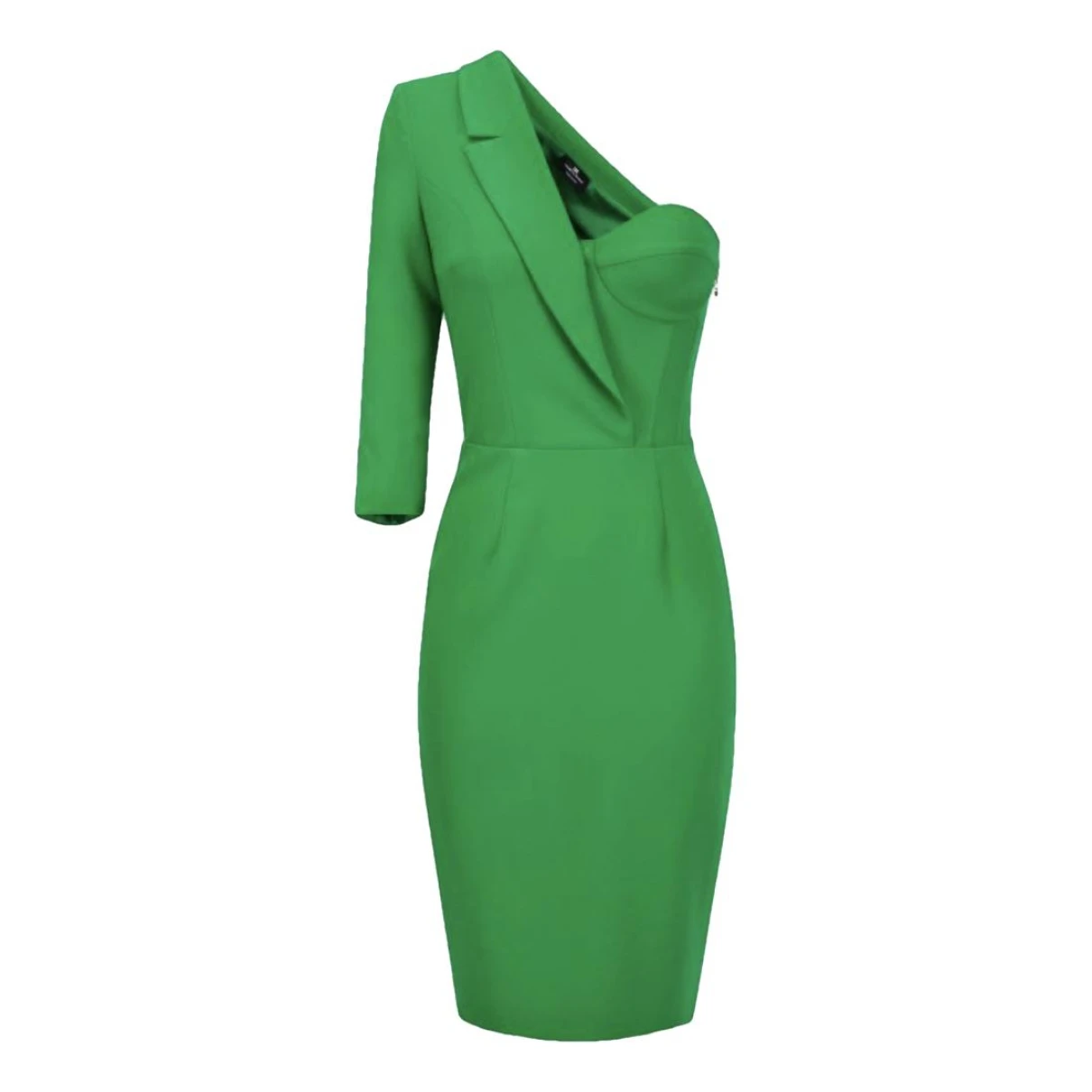 Pre-owned Elisabetta Franchi Mid-length Dress In Green