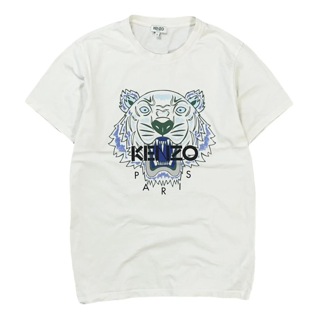 Pre-owned Kenzo Tiger T-shirt In White