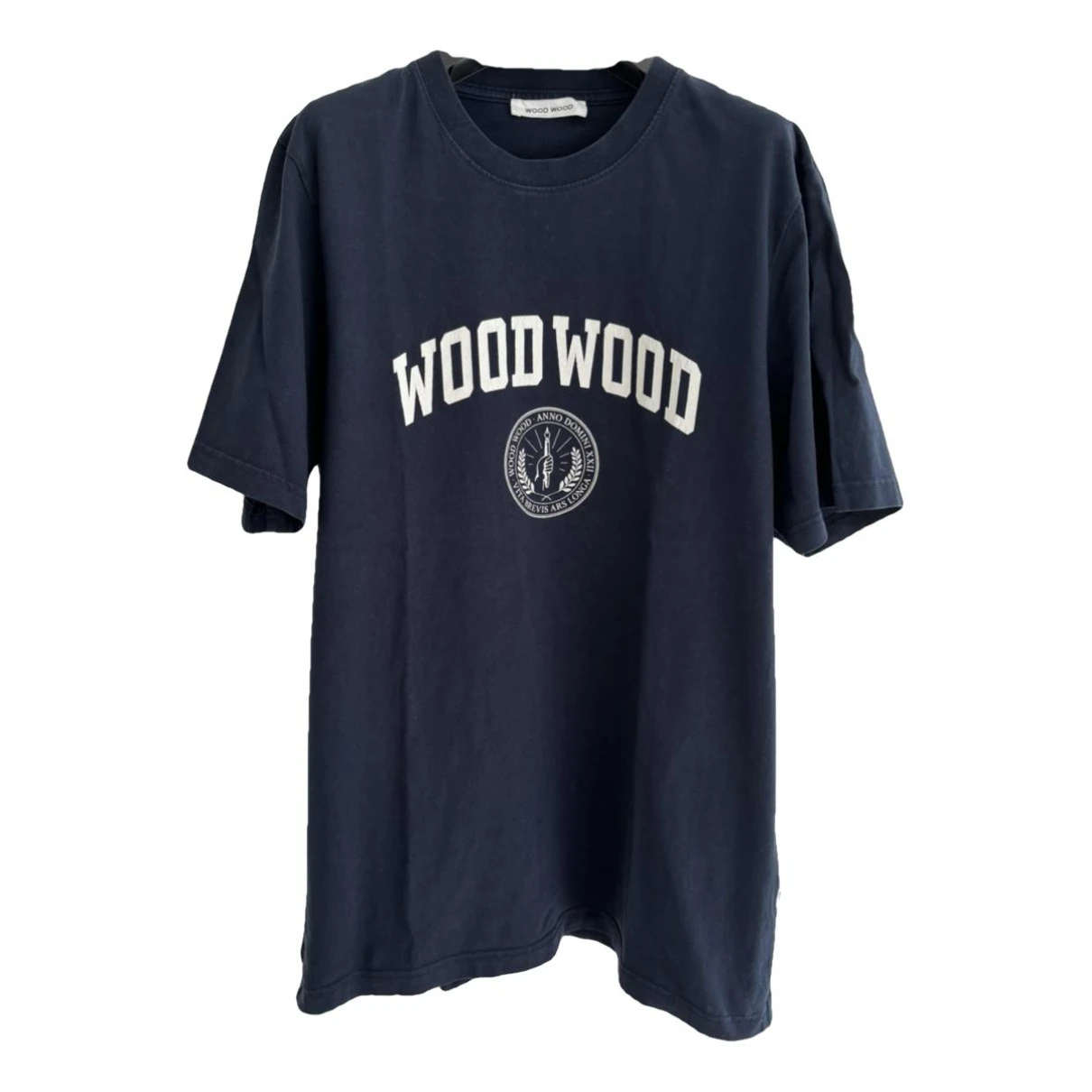 Pre-owned Wood Wood T-shirt In Navy