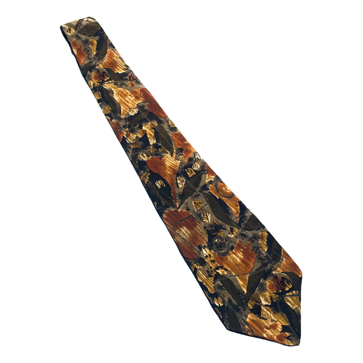 Pre-owned Gucci Silk Tie In Multicolour