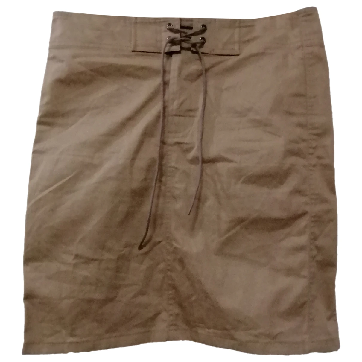 Pre-owned Gucci Mini Skirt In Camel