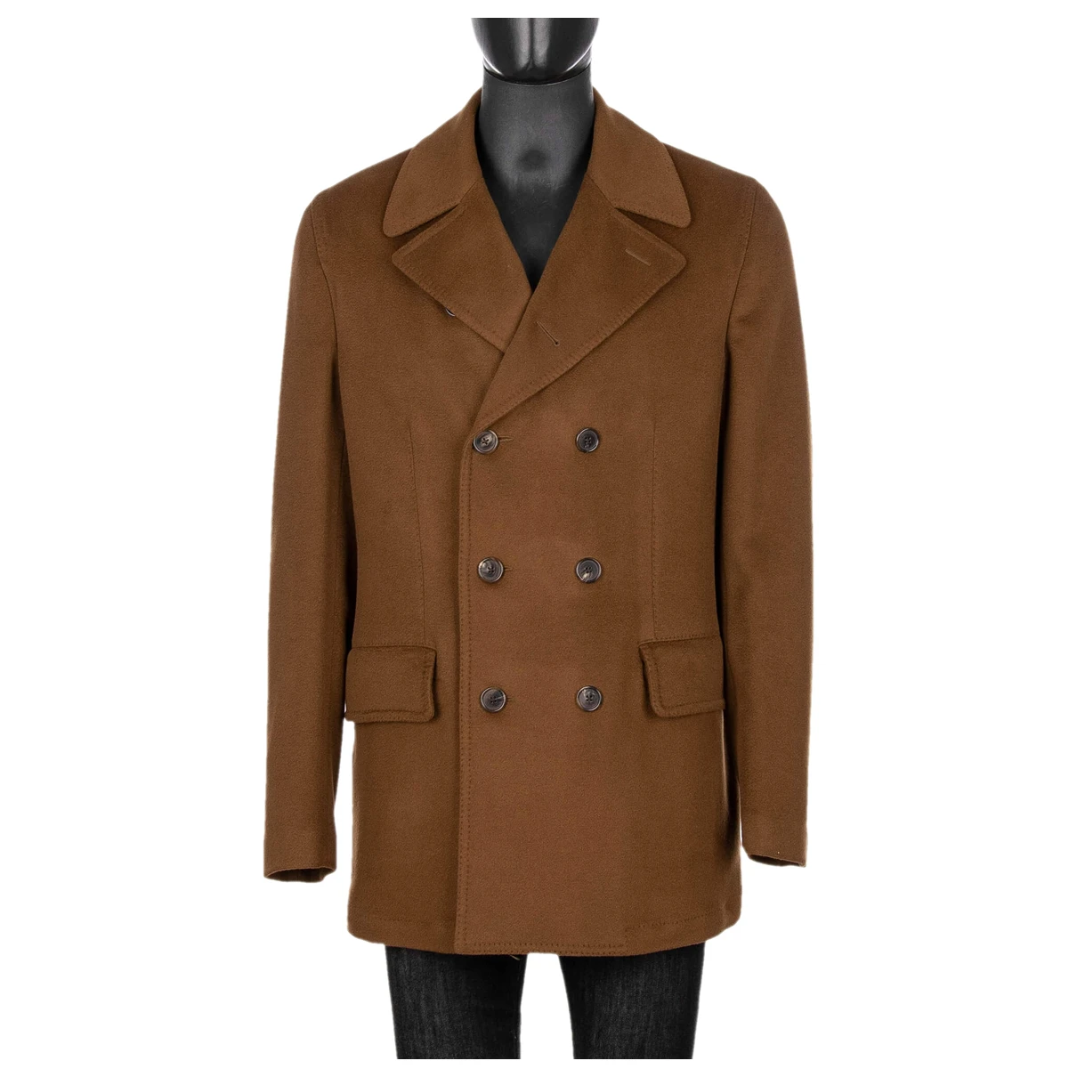 Pre-owned Dolce & Gabbana Cashmere Coat In Brown