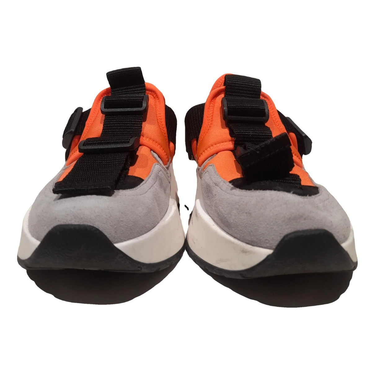 Pre-owned Mm6 Maison Margiela Cloth Trainers In Orange