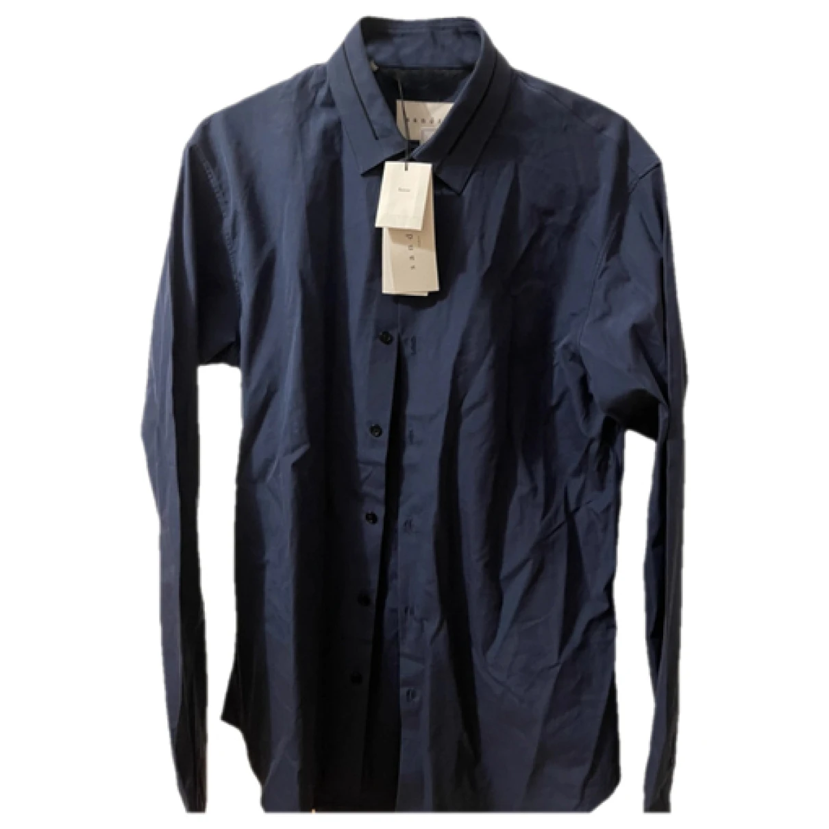 Pre-owned Sandro Shirt In Navy