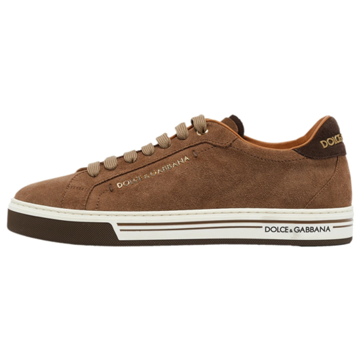 Pre-owned Dolce & Gabbana Trainers In Brown