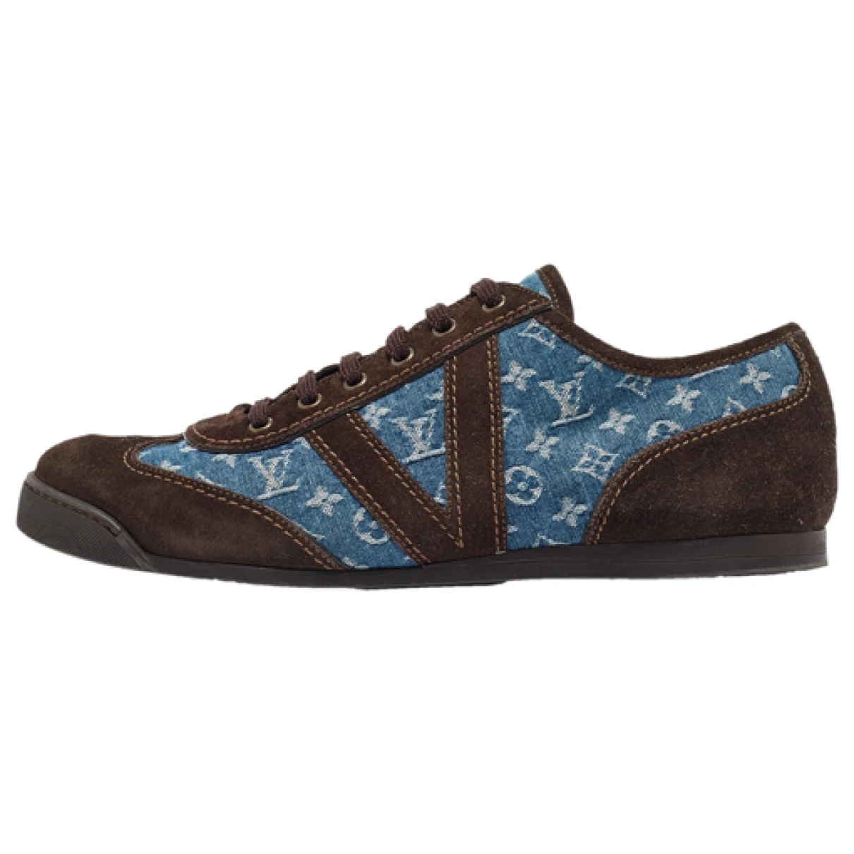 Pre-owned Louis Vuitton Trainers In Brown