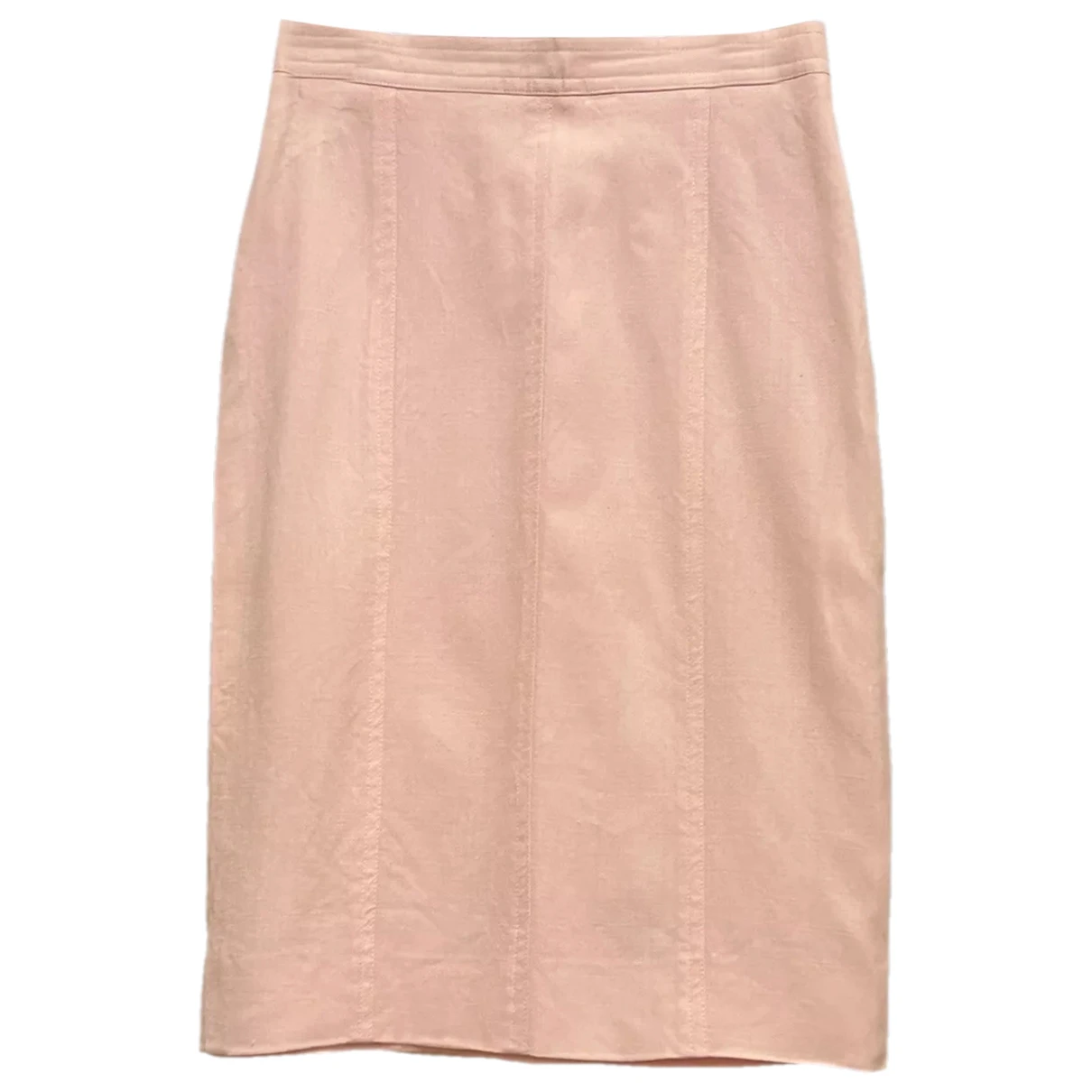 Pre-owned Akris Linen Mid-length Skirt In Pink