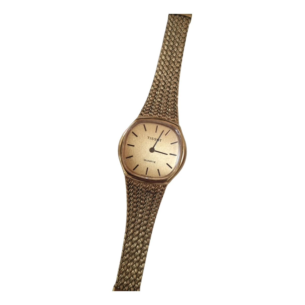 Pre-owned Tissot Watch In Gold