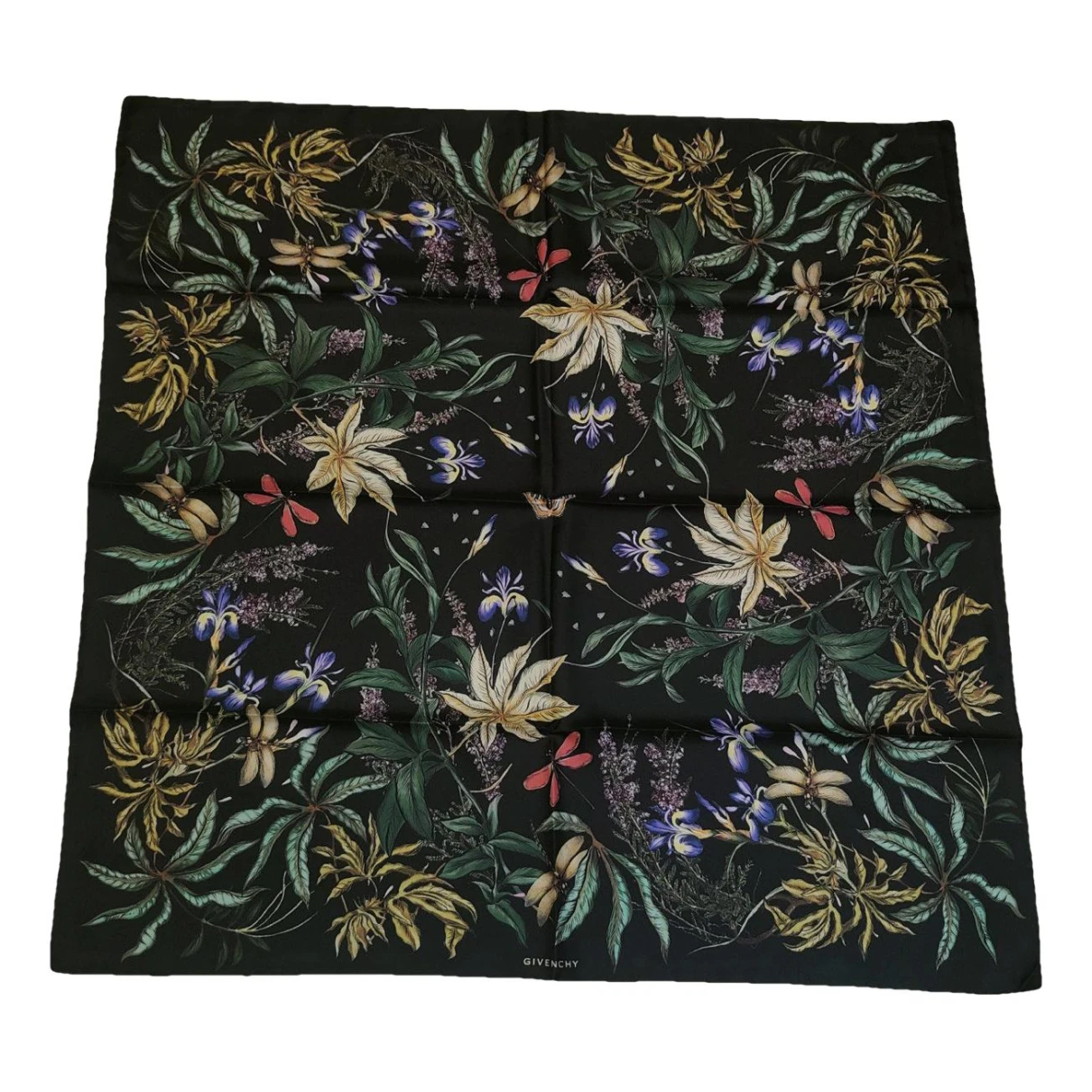 Pre-owned Givenchy Silk Scarf In Multicolour