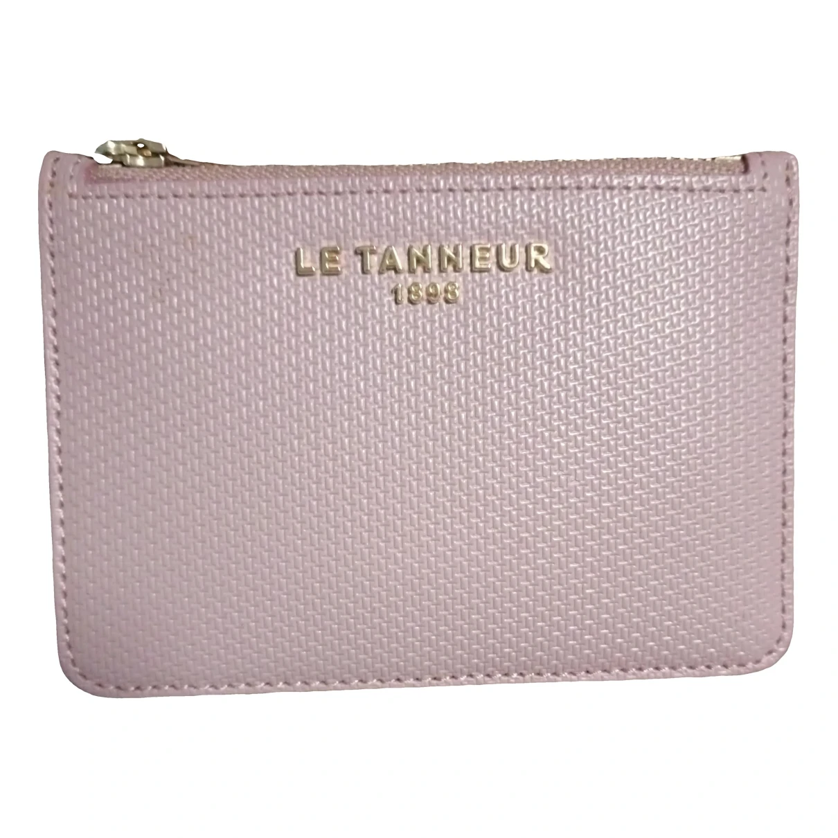 Pre-owned Le Tanneur Leather Wallet In Pink