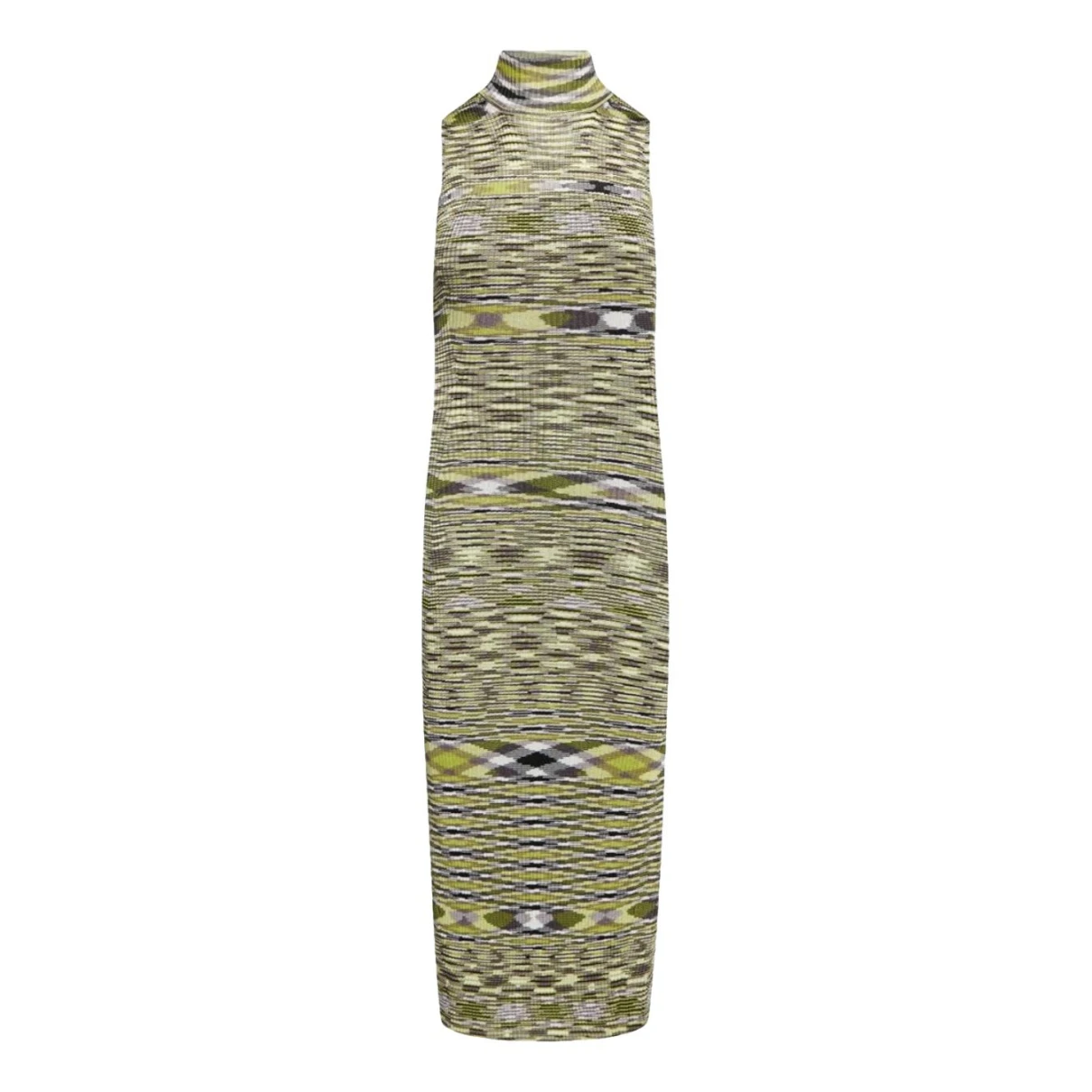 Pre-owned Missoni Maxi Dress In Yellow