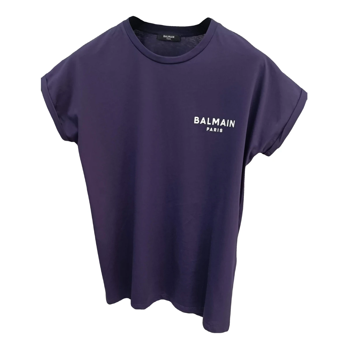 Pre-owned Balmain T-shirt In Blue